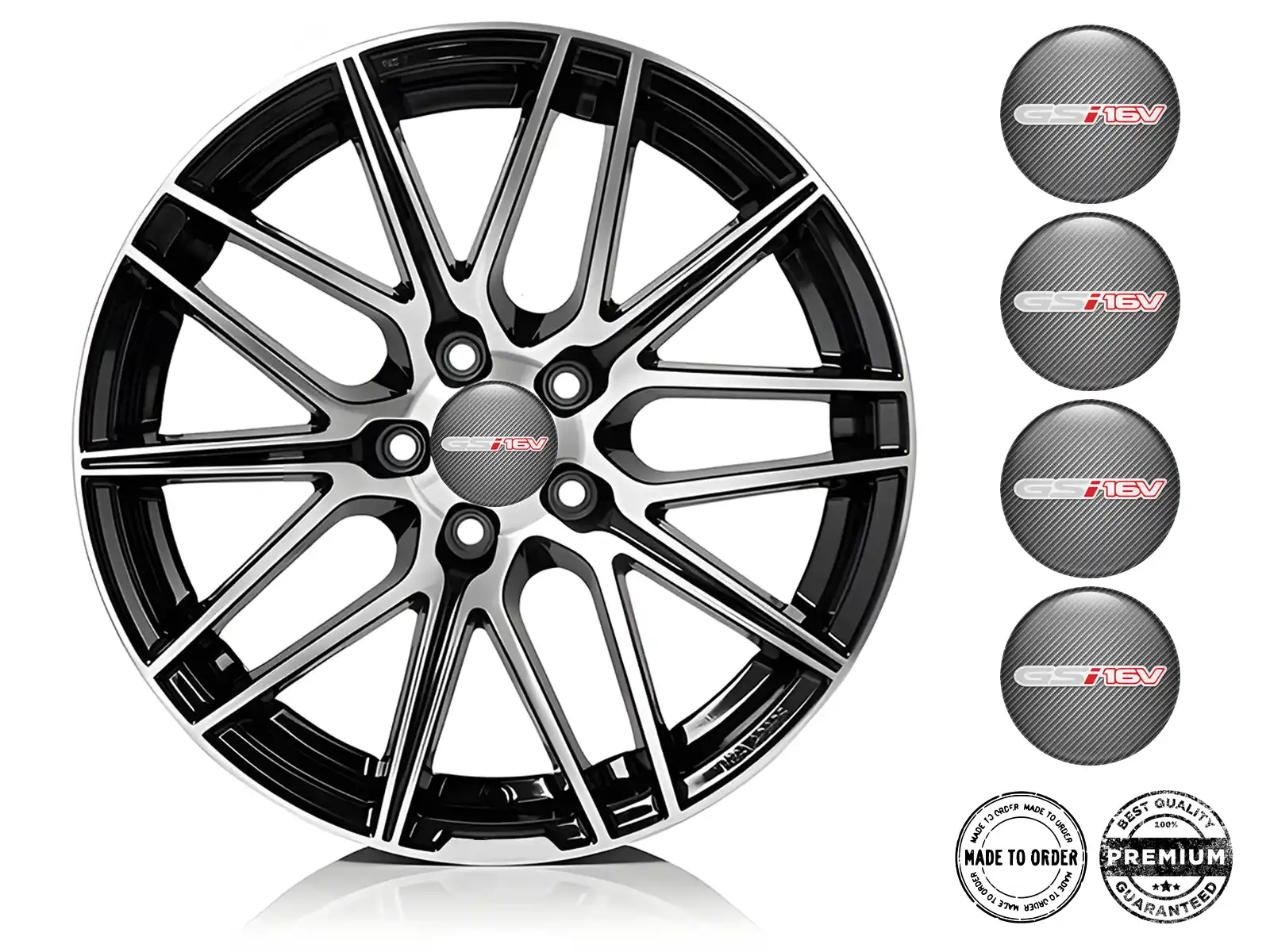Opel Rim Stickers Car Style Domed Badges for Hub Caps